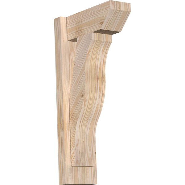 Ekena Millwork Funston Slat Smooth Outlooker, Douglas Fir, 5 1/2"W x 12"D x 24"H OUT06X12X24FST06SDF - main